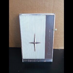 Vintage Starflite Zephyr American Corp. Rose Gold And Brown Rolodex